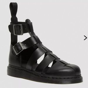 GERALDO LEATHER GLADIATOR SANDALS